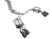 AWE Tuning - AWE Tuning 3015-43107 AWE Tuning 19-23 Audi C8 S6/S7 2.9T V6 AWD Touring Edition Exhaust - Diamond Black Tips - Image 16