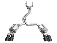 AWE Tuning - AWE Tuning 3015-43107 AWE Tuning 19-23 Audi C8 S6/S7 2.9T V6 AWD Touring Edition Exhaust - Diamond Black Tips - Image 17