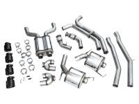 AWE Tuning - AWE Tuning 3015-43107 AWE Tuning 19-23 Audi C8 S6/S7 2.9T V6 AWD Touring Edition Exhaust - Diamond Black Tips - Image 19