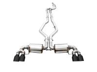 AWE Tuning - AWE Tuning 3015-43156 AWE Tuning 2019+ BMW M340i (G20) Non-Resonated Touring Edition Exhaust - Quad Diamond Black Tips - Image 8