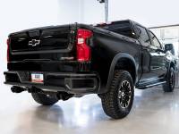 AWE Tuning - AWE Tuning 3015-43284 AWE Tuning 22-23 GMC Sierra 1500 AT4X 6.2L 0FG Catback Split Dual (Flat Bumper) - Diamond Black Tips - Image 3