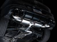 AWE Tuning - AWE Tuning 3015-43658 AWE Tuning MK8 Volkswagen Golf R 3in Touring Edition Quad Exhaust - Diamond Black Tips - Image 3