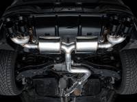 AWE Tuning - AWE Tuning 3015-43658 AWE Tuning MK8 Volkswagen Golf R 3in Touring Edition Quad Exhaust - Diamond Black Tips - Image 6