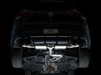 AWE Tuning - AWE Tuning 3015-43658 AWE Tuning MK8 Volkswagen Golf R 3in Touring Edition Quad Exhaust - Diamond Black Tips - Image 7