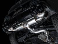 AWE Tuning - AWE Tuning 3015-43658 AWE Tuning MK8 Volkswagen Golf R 3in Touring Edition Quad Exhaust - Diamond Black Tips - Image 10