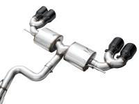 AWE Tuning - AWE Tuning 3015-43658 AWE Tuning MK8 Volkswagen Golf R 3in Touring Edition Quad Exhaust - Diamond Black Tips - Image 12