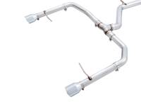 AWE Tuning - AWE Tuning 3020-22034 AWE Tuning 18-21 Volkswagen Jetta GLI Mk7 Track Edition Exhaust - Chrome Silver Tips (Fits OEM DP) - Image 3