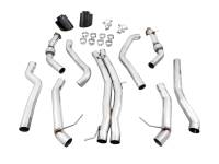 AWE Tuning - AWE Tuning 3020-33123 AWE Tuning Audi B9.5 RS 5 Coupe Track Edition Exhaust - RS-Style Diamond Black Tips - Image 3