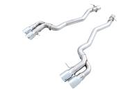 AWE Tuning - AWE Tuning 3020-42069 AWE Tuning 18-19 BMW M5 (F90) 4.4T AWD Axle-Back Exhaust - Track Edition (Chrome Silver Tips) - Image 1