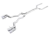 AWE Tuning - AWE Tuning 3020-42070 AWE Tuning 18-19 BMW M5 (F90) 4.4T AWD Cat-Back Exhaust - Track Edition (Chrome Silver Tips) - Image 1