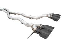 AWE Tuning - AWE Tuning 3020-42482 AWE Tuning Track Edition Cat-Back Exhaust for BMW G8X M3/M4 - Diamond Black Tips - Image 9