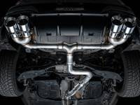 AWE Tuning - AWE Tuning 3020-42658 AWE Tuning MK8 Volkswagen Golf R 3in Track Edition Quad Exhaust - Chrome Silver Tips - Image 2