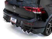 AWE Tuning - AWE Tuning 3020-42658 AWE Tuning MK8 Volkswagen Golf R 3in Track Edition Quad Exhaust - Chrome Silver Tips - Image 4