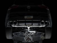 AWE Tuning - AWE Tuning 3020-42658 AWE Tuning MK8 Volkswagen Golf R 3in Track Edition Quad Exhaust - Chrome Silver Tips - Image 6