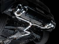 AWE Tuning - AWE Tuning 3020-42658 AWE Tuning MK8 Volkswagen Golf R 3in Track Edition Quad Exhaust - Chrome Silver Tips - Image 10