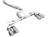 AWE Tuning - AWE Tuning 3020-42658 AWE Tuning MK8 Volkswagen Golf R 3in Track Edition Quad Exhaust - Chrome Silver Tips - Image 11