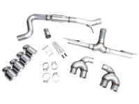 AWE Tuning - AWE Tuning 3020-42658 AWE Tuning MK8 Volkswagen Golf R 3in Track Edition Quad Exhaust - Chrome Silver Tips - Image 12