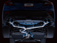 AWE Tuning - AWE Tuning 3020-42979 AWE Tuning 2022+ VB Subaru WRX Track Edition Exhaust - Chrome Silver Tips - Image 8