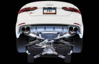 AWE Tuning - AWE Tuning 3020-43064 AWE Tuning Audi B9 S5 Sportback Touring Edition Exhaust - Non-Resonated (Black 102mm Tips) - Image 3