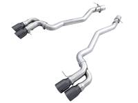 AWE Tuning - AWE Tuning 3020-43077 AWE Tuning 18-19 BMW F90 M5 Track Edition Axle-Back Exhaust- Black Diamond Tips - Image 1