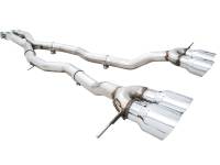 AWE Tuning - AWE Tuning 3020-43482 AWE Tuning Track Edition Cat-Back Exhaust for BMW G8X M3/M4 - Chrome Silver Tips - Image 7