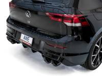 AWE Tuning - AWE Tuning 3020-43658 AWE Tuning MK8 Volkswagen Golf R 3in Track Edition Quad Exhaust - Diamond Black Tips - Image 2