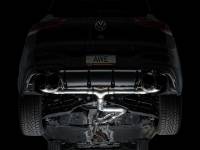AWE Tuning - AWE Tuning 3020-43658 AWE Tuning MK8 Volkswagen Golf R 3in Track Edition Quad Exhaust - Diamond Black Tips - Image 5
