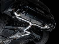 AWE Tuning - AWE Tuning 3020-43658 AWE Tuning MK8 Volkswagen Golf R 3in Track Edition Quad Exhaust - Diamond Black Tips - Image 7