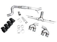 AWE Tuning - AWE Tuning 3020-43658 AWE Tuning MK8 Volkswagen Golf R 3in Track Edition Quad Exhaust - Diamond Black Tips - Image 11