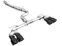 AWE Tuning - AWE Tuning 3020-43658 AWE Tuning MK8 Volkswagen Golf R 3in Track Edition Quad Exhaust - Diamond Black Tips - Image 12