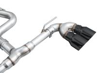 AWE Tuning - AWE Tuning 3020-43658 AWE Tuning MK8 Volkswagen Golf R 3in Track Edition Quad Exhaust - Diamond Black Tips - Image 13