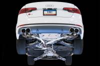 AWE Tuning - AWE Tuning 3025-42030 AWE Tuning Audi B9 S4 SwitchPath Exhaust - Non-Resonated (Silver 102mm Tips) - Image 2