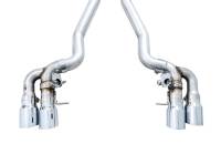 AWE Tuning - AWE Tuning 3025-42061 AWE Tuning 18-19 BMW M5 (F90) 4.4T AWD SwitchPath Axle-Back Exhaust - Chrome Silver Tips - Image 3