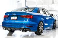 AWE Tuning - AWE Tuning 3025-42068 AWE Tuning Audi 8V S3 SwitchPath Exhaust w/Chrome Silver Tips 102mm - Image 2