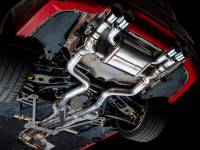 AWE Tuning - AWE Tuning 3025-42070 AWE Tuning BMW F8X M3/M4 SwitchPath Cat-Back Exhaust - Chrome Silver Tips - Image 3