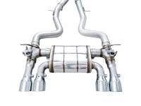 AWE Tuning - AWE Tuning 3025-42070 AWE Tuning BMW F8X M3/M4 SwitchPath Cat-Back Exhaust - Chrome Silver Tips - Image 7
