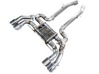 AWE Tuning - AWE Tuning 3025-42301 AWE Tuning 20-25 BMW X3 M/M Comp (F97) AWD SwitchPath Axle-Back Exhaust - Chrome Silver Tips - Image 1