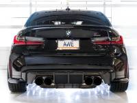AWE Tuning - AWE Tuning 3025-42480 AWE Tuning SwitchPath Cat-Back Exhaust for BMW G8X M3/M4 - Diamond Black Tips - Image 5