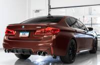 AWE Tuning - AWE Tuning 3025-43066 AWE Tuning 18-19 BMW F90 M5 SwitchPatch Cat-Back Exhaust- Black Diamond Tips - Image 3
