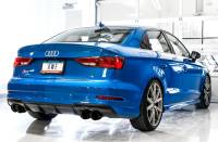 AWE Tuning - AWE Tuning 3025-43072 AWE Tuning Audi 8V S3 SwitchPath Exhaust w/Diamond Black Tips 102mm - Image 2