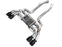 AWE Tuning - AWE Tuning 3025-43301 AWE Tuning 20-25 BMW X3 M/M Comp (F97) AWD SwitchPath Axle-Back Exhaust - Diamond Black Tips - Image 1