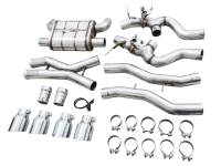 AWE Tuning - AWE Tuning 3025-43480 AWE Tuning SwitchPath Cat-Back Exhaust for BMW G8X M3/M4 - Chrome Silver Tips - Image 9