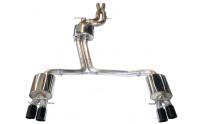 AWE Tuning - AWE Tuning 3415-42014 AWE Tuning Audi B8 / B8.5 S5 Cabrio Touring Edition Exhaust - Resonated - Chrome Silver Tips - Image 1