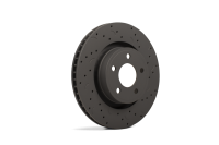 Hawk Performance - Hawk Performance kHTC4302 Hawk Talon 1994 Ford E-150 Econoline 2-Wheel ABS Drilled and Slotted Front Brake Rotor Set - Image 2