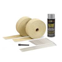 DEI - DEI 10112 DEI Exhaust Wrap Kit - Tan Wrap & Aluminum HT Silicone Coating (Aerosol) - Image 3
