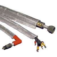 DEI - DEI 10404 DEI Heat Sheath 1-1/4in I.D. x 3ft - Aluminized Sleeving - Sewn Edge - Image 4