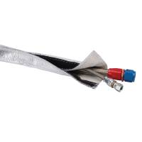 DEI - DEI 10457 DEI Heat Shroud 3/4in I.D. x 3ft - Aluminized Sleeving - Hook and Loop Edge - Image 2