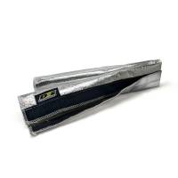 DEI - DEI 10487 DEI Heat Shroud 2-1/2in x 3ft - Aluminized Sleeving-Hook and Loop Edge - Image 1