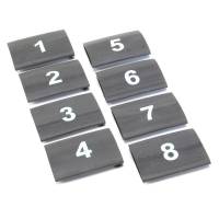 DEI - DEI 10849 DEI Wire Markers 8pc Set Numbered 1-8 - Black - Image 1
