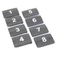 DEI - DEI 10849 DEI Wire Markers 8pc Set Numbered 1-8 - Black - Image 3